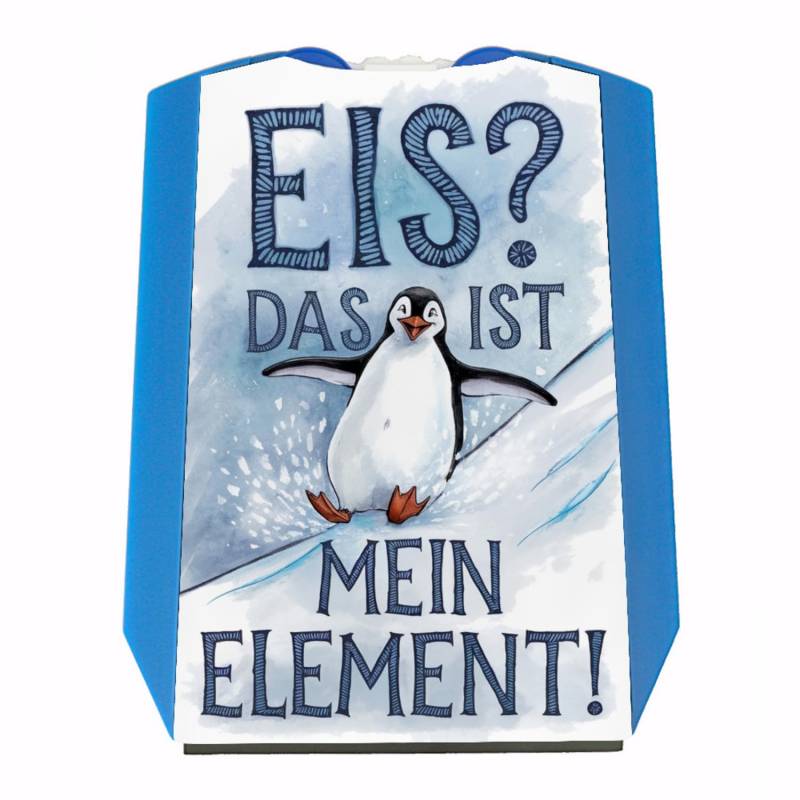 Niedlicher Pinguin EIS ist Mein Element Parkscheibe Lustiger Eiskratzer für das Auto - ideales Winterzubehör von speecheese