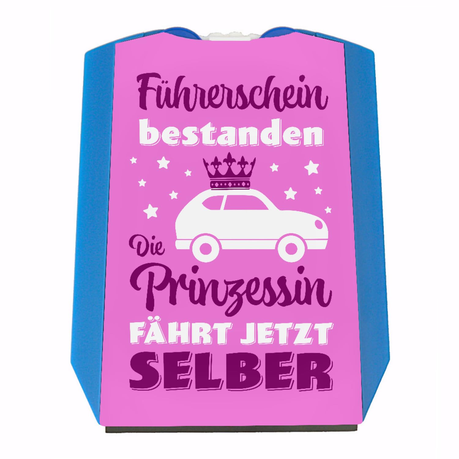 Prinzessin Parkscheibe mit Spruch Führerschein bestanden Auto-Zubehör für volljährige Fahrer Vermeide Strafzettel beim Parken Frauen Pink Mädchen Prinzessin Parkscheibe mit Spruch Führerschein bestanden Auto-Zubehör für volljährige Fahrer Vermeide Strafzettel beim Parken Frauen Pink Mädchen von speecheese