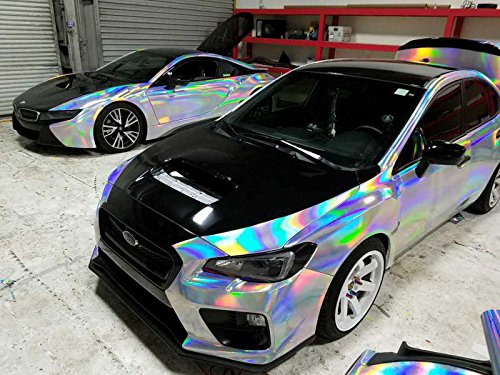 3D HOLOGRAPHIC Chrom RAINBOW für Car Wrapping, Spiegelfolie, Effektfolie 0,5m x 1,52m von speedwerk-motorwear