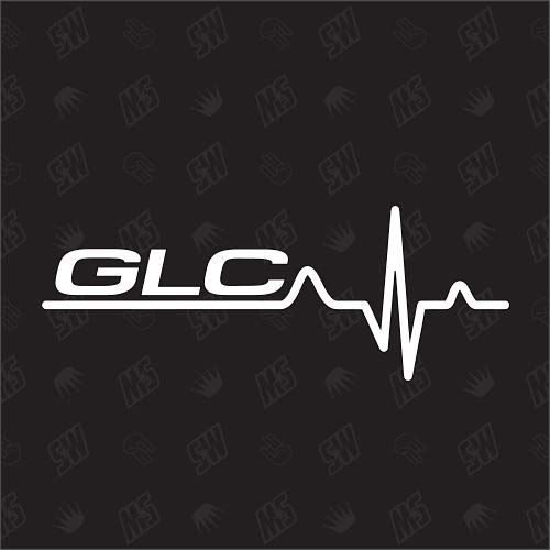 GLC Herzschlag - Sticker kompatibel mit Mercedes Benz von speedwerk-motorwear