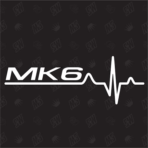 MK6 Herzschlag - Sticker kompatibel mit Ford MK6 Herzschlag - Sticker kompatibel mit Ford von speedwerk-motorwear