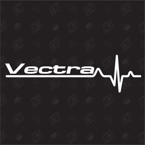 speedwerk-motorwear Vectra Herzschlag - Sticker für Opel von speedwerk-motorwear