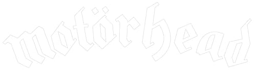 Aufkleber Motörhead Logo weiß Sticker Rock 'n'' Röll Lemmy XL ca. 50x12 cm Aufkleber Motörhead Logo weiß Sticker Rock 'n'' Röll Lemmy XL ca. 50x12 cm von sticker-dealer
