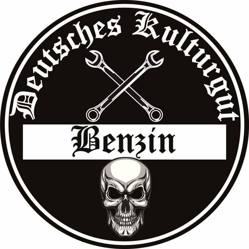 Benzin Deutsches Kulturgut Auto Aufkleber Sticker Feinstaub Umwelt Plakette JDM Tuning TÜV LKW Lustig Fun 2 Stück! von sticker-dealer