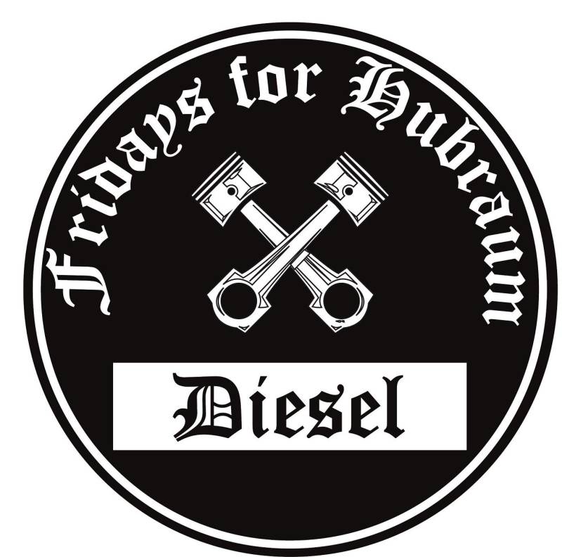 Fridays for Hubraum Aufkleber Sticker Schwarze Umwelt-Plakette Diesel JDM 2 Stück von sticker-dealer