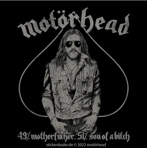 Motörhead Aufkleber Motherfucker Sticker Lemmy ca.10x10 cm von sticker-dealer
