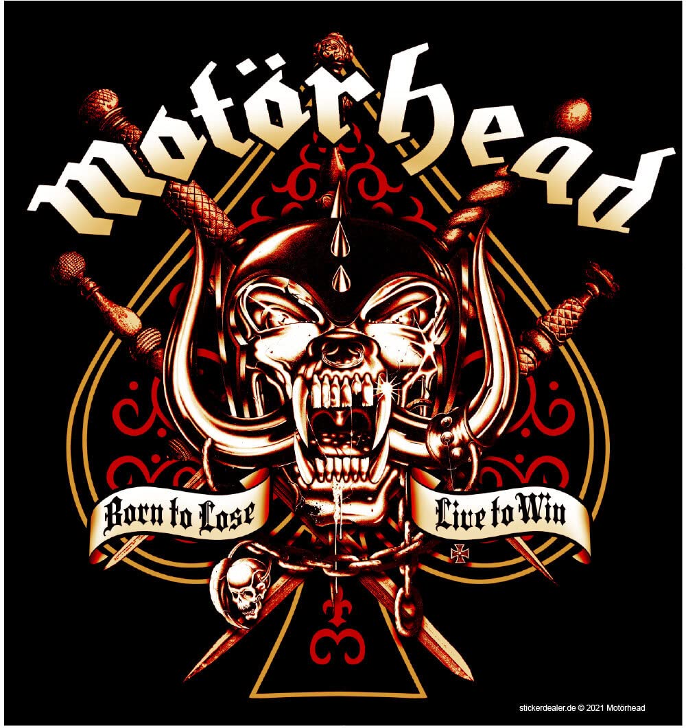 Motörhead Aufkleber Sword Spade Sticker Lemmy ca.10x10 cm Motörhead Aufkleber Sword Spade Sticker Lemmy ca.10x10 cm von sticker-dealer