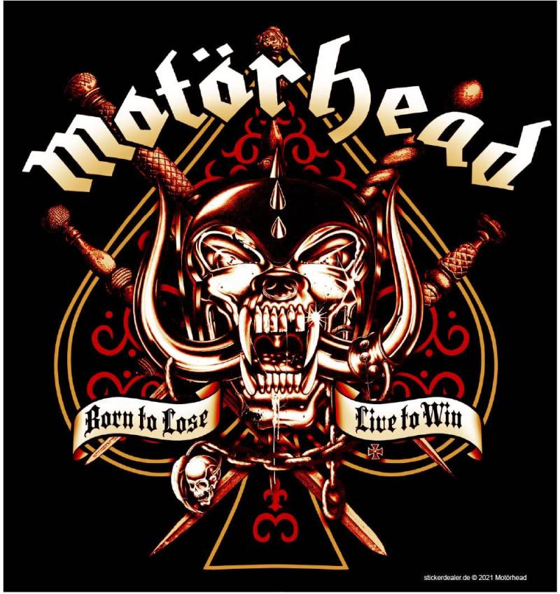 Motörhead Aufkleber Sword Spade Sticker Lemmy ca.10x10 cm von sticker-dealer