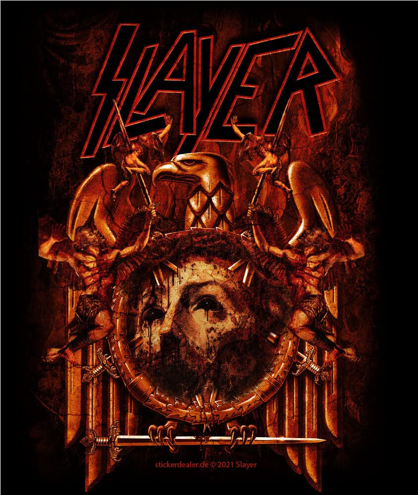 Slayer Aufkleber Art to Match Sticker Bands Trash-Metal ca.12x10 cm von sticker-dealer