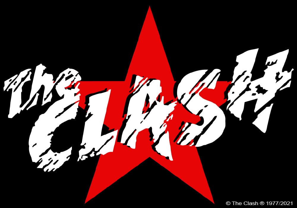 The Clash Aufkleber Logo Red Star Bands Musik Punk Rock Sticker ca. 14x10 cm von sticker-dealer
