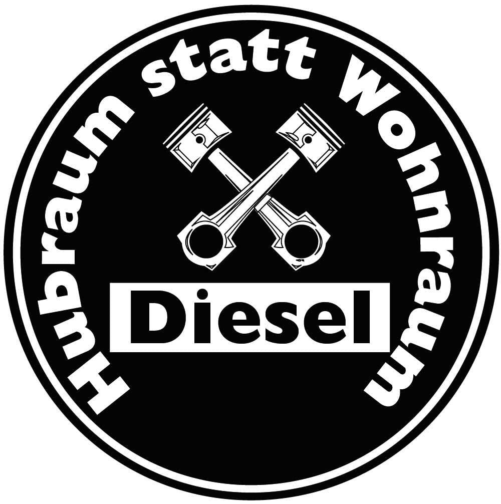 sticker-dealer Fun Aufkleber Hubraum statt Aufkleber Schwarze Diesel Umwelt-Plakette 2 Stück sticker-dealer Fun Aufkleber Hubraum statt Aufkleber Schwarze Diesel Umwelt-Plakette 2 Stück von sticker-dealer