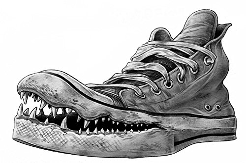 Krokodil Schuh Aufkleber Sticker Coole Motive Alligator ca. 12x8 cm Krokodil Schuh Aufkleber Sticker Coole Motive Alligator ca. 12x8 cm von stickerdealer_chupacabra