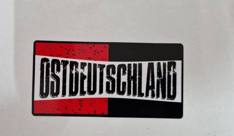 Ostdeutschlandaufkleber Ostdeutschland Osten Ost Aufkleber Sticker Fun R/S von stickerpoint24
