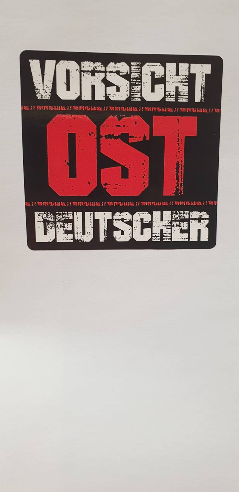 Vorsicht Ost Deutscher Aufkleber Sticker Fun Ostdeutschland Osten von stickerpoint24