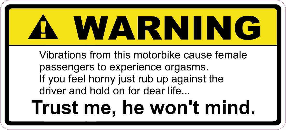 stickerpoint24 Warning Warnung Vibration Motorrad -Dub Tuning Aufkleber OEM STICKERBOMB Kult Bike Biker (Variante 5) von stickerpoint24