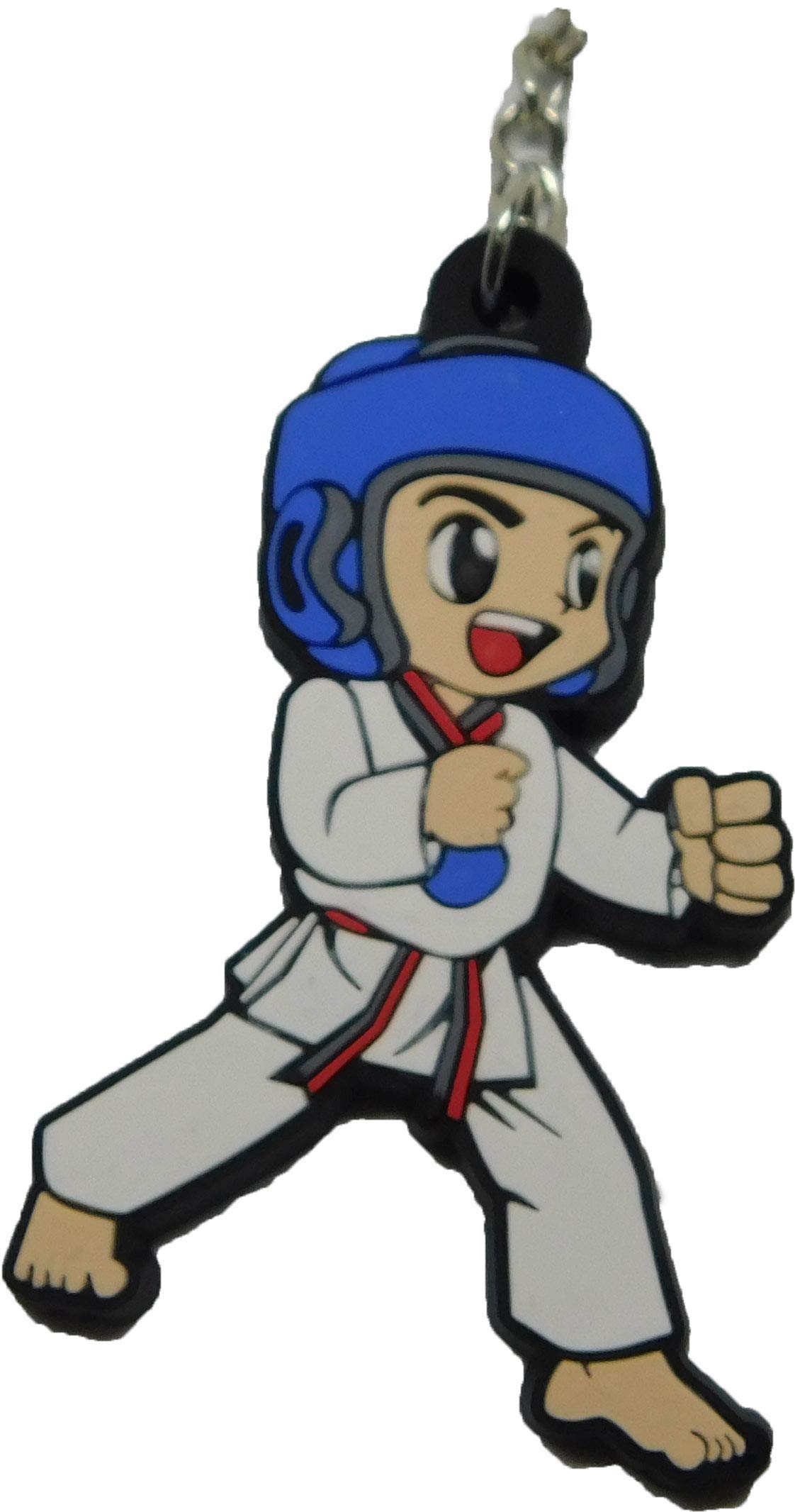 stickersquare Taekwondo Sport Kampfsport Schlüsselanhänger Kautschuk von stickersquare