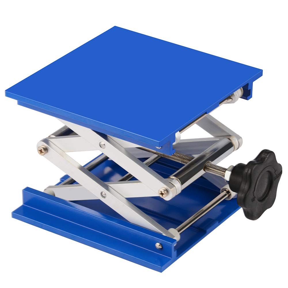 stonylab 8x8 Zoll Lab Jack, 200x200 mm Eloxiertes Aluminium Top Deck Laborunterstützung Jack Platform Hubtisch Jack Scherenständer mit 15 KG Unterstützte Gewicht, 60 bis 320 mm Vertikaler Hubbereich stonylab 8x8 Zoll Lab Jack, 200x200 mm Eloxiertes Aluminium Top Deck Laborunterstützung Jack Platform Hubtisch Jack Scherenständer mit 15 KG Unterstützte Gewicht, 60 bis 320 mm Vertikaler Hubbereich von stonylab