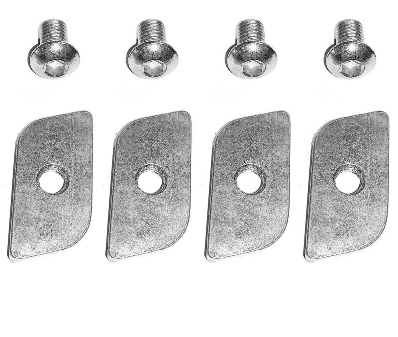 streetandtrack 4X Adapter Set C-Schiene für VW Bus T5+T6 Befestigung Kederschiene Kederstein von streetandtrack