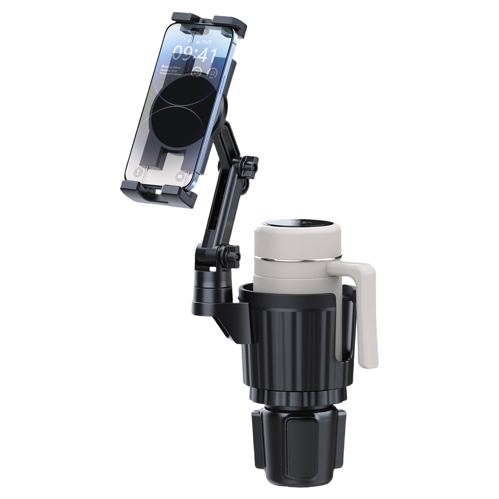Car Cuphalter - Telefon Mount | Dashboard Windschutzscheibe Vent Cradle | ABS -Fahrzeugbecher Einsatz | Reisebechhalter Für Autobus Autofahrzeug Wasserflasche Lager Frauen Männer Männer Car Cuphalter - Telefon Mount | Dashboard Windschutzscheibe Vent Cradle | ABS -Fahrzeugbecher Einsatz | Reisebechhalter Für Autobus Autofahrzeug Wasserflasche Lager Frauen Männer Männer von syayw