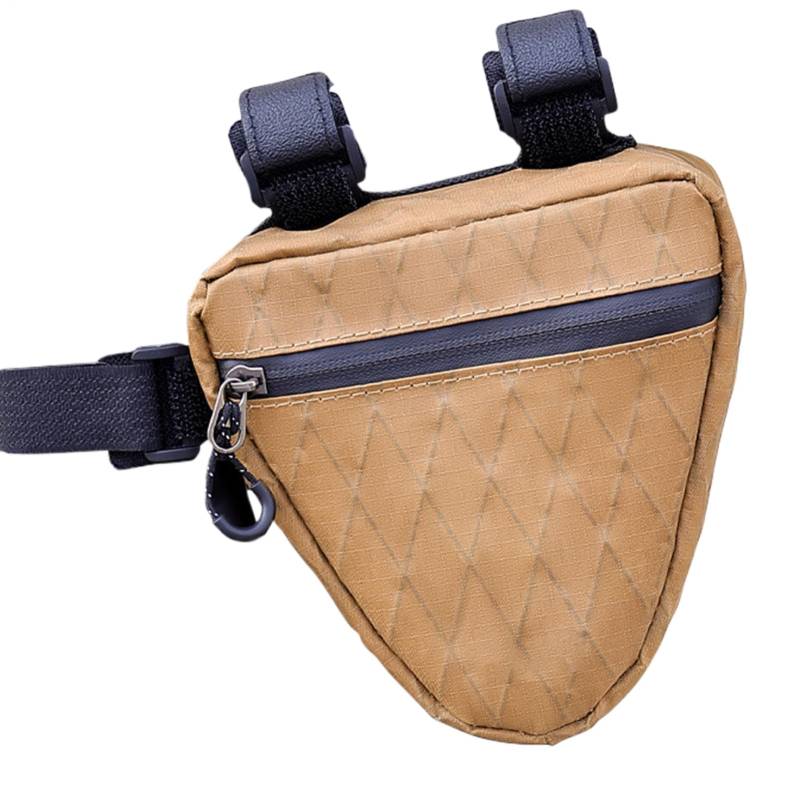 szaluyk Fahrradrahmentasche – wasserdichte Mountain-Telefontasche | Dreiecktasche mit seitlichem Reißverschluss, Werkzeugtasche, Reparaturset, Aufbewahrung für Fahrradzubehör von szaluyk