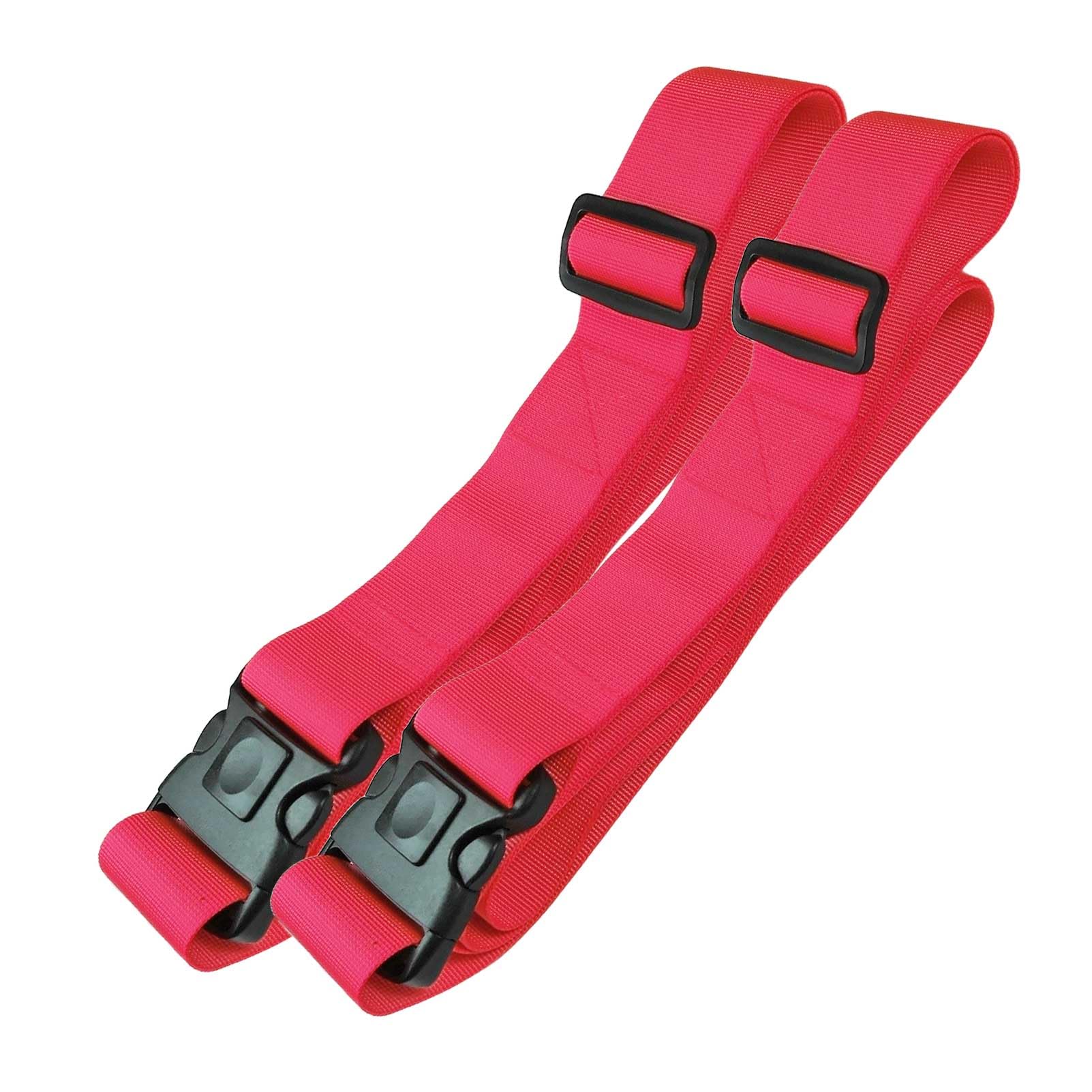 Koffergurte 2 Stück Kofferband mit Verriegelung und Kreuzgurt Funktion | Kofferbänder auffällig 2er Set Pink | 5 cm x 205 cm von taschenmann2005 Koffergurte 2 Stück Kofferband mit Verriegelung und Kreuzgurt Funktion | Kofferbänder auffällig 2er Set Pink | 5 cm x 205 cm von taschenmann2005 von taschenmann2005