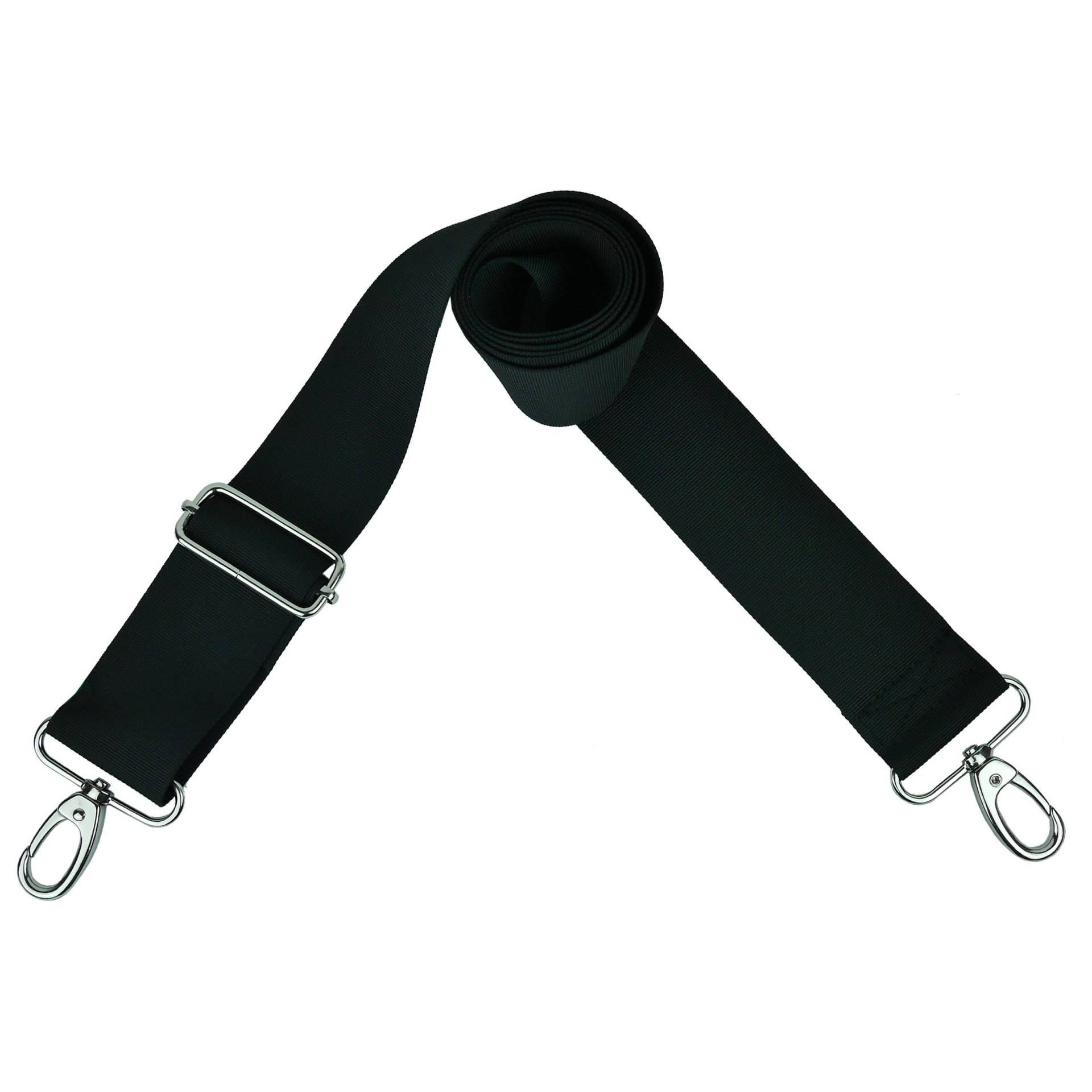 Taschengurt zum Wechseln, Schultergurt für Taschen breit, mit Karabiner aus Metall, Schwarz 5 cm, bis zu 169 cm lang von taschenmann2005 Taschengurt zum Wechseln, Schultergurt für Taschen breit, mit Karabiner aus Metall, Schwarz 5 cm, bis zu 169 cm lang von taschenmann2005 von taschenmann2005