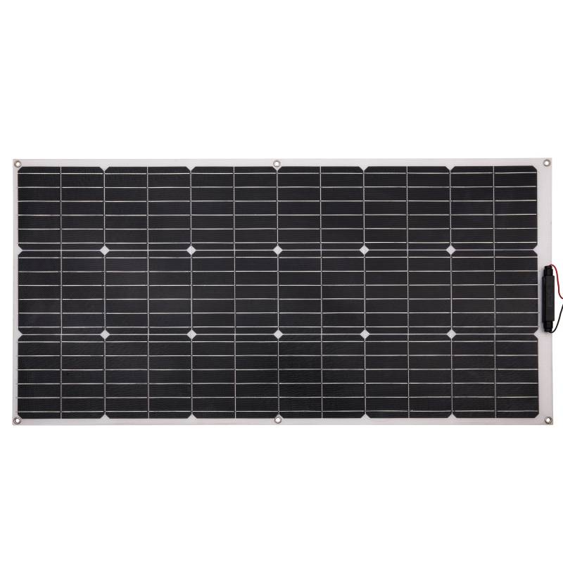 Technaxx Flexibles Solar-Panel 100W - Das 100 Watt Solarpanel ist ideal für Camping, Wohnwagen, Boote, Gartenlauben, sowie Balkone etc. – Monokristalline Solarmodule TX-208 von technaxx