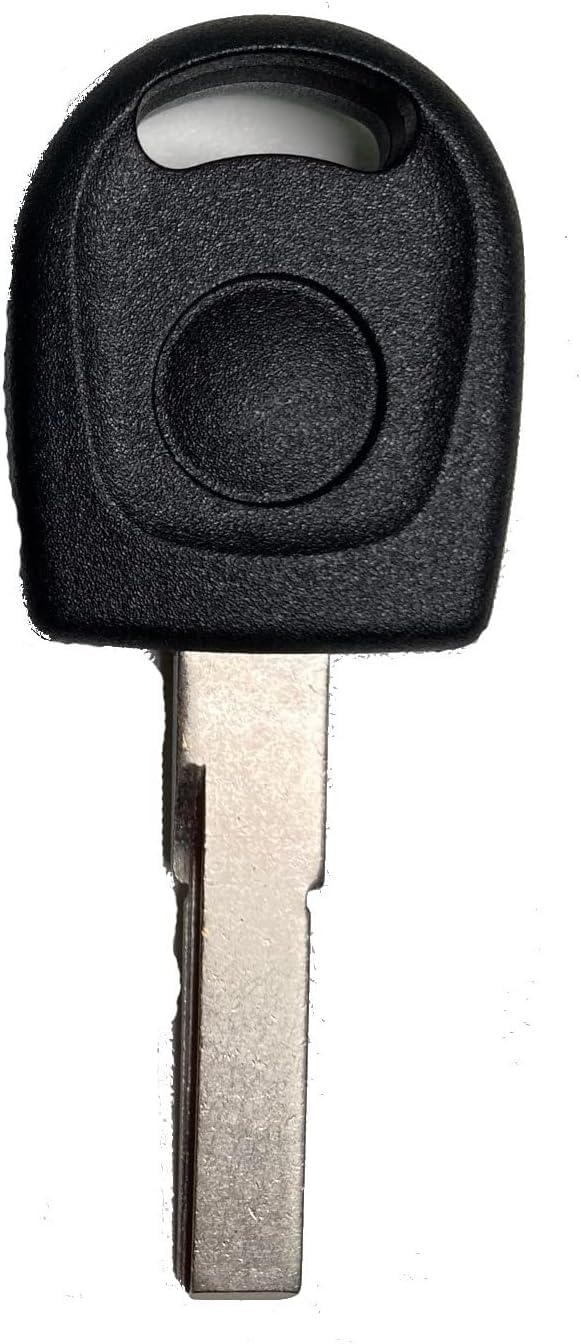 Zünd Schlüssel Rohling kompatibel mit VW Golf Passat EOS Beetle Polo Sharan Seat Ibiza Skoda Octavia Fabia Autoschlüssel - Ersatz Gehäuse von Tedkine