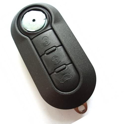 Schlüssel Gehäuse für FIAT Klappschlüssel 500 Doblo Ducato Panda Punto Funk Fernbedienung Autoschlüssel von tedkine