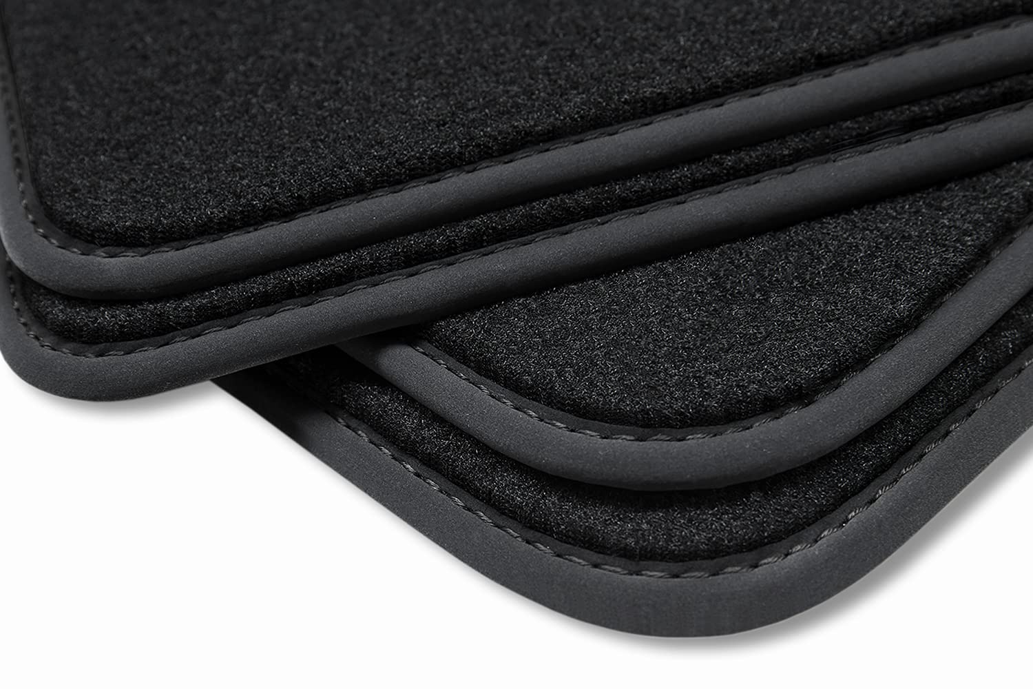 teileplus24 HQ-100 Fußmatten kompatibel mit Seat Leon 3 5F 5-Türer ST 12/2012-2020 Deluxe Velours, Naht:Schwarz teileplus24 HQ-100 Fußmatten kompatibel mit Seat Leon 3 5F 5-Türer ST 12/2012-2020 Deluxe Velours, Naht:Schwarz von teileplus24