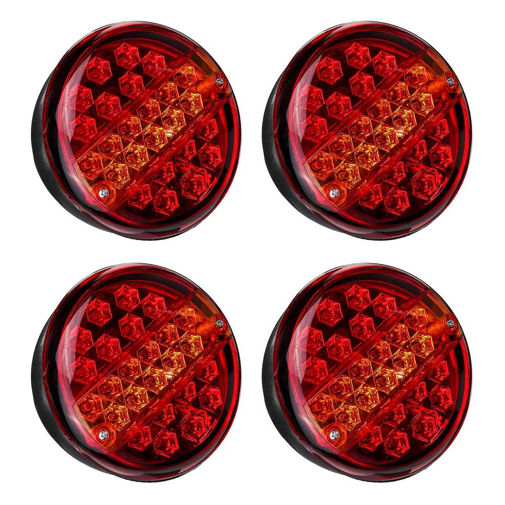 tellaLuna 12-24V 6,1 Zoll 25LED Auto Anhänger Schwanz Licht Turn Signal Lampe Runde Bremse Licht Indikator Wohnwagen Lorry Von Wasserdicht tellaLuna 12-24V 6,1 Zoll 25LED Auto Anhänger Schwanz Licht Turn Signal Lampe Runde Bremse Licht Indikator Wohnwagen Lorry Von Wasserdicht von tellaLuna