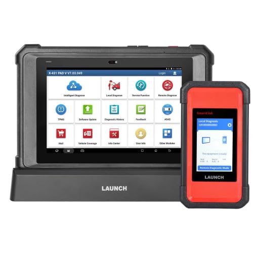 X431 PAD V Elite J2534 Werkzeug mit Smartlink C Unterstützung ECU/ECM Online-Programm Topologie Karte CAN/CANFD/DoIP 60+ Services von tfscar