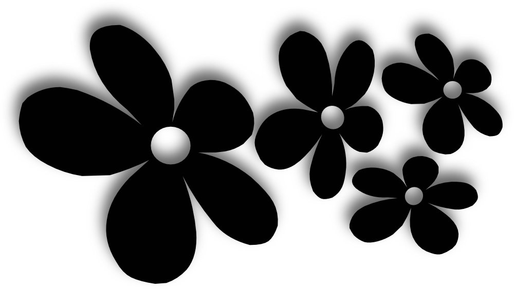 Waschstrassenfest Autoaufkleber Blumen - Mixed Flower 3 schwarz - oder Wandtattoo selbstklebende Aufkleber fürs Auto, Blumensticker Wandsticker Out- & Indoor, Wandbild & Fensterbild wählen Sie aus 32 Farben! von timalo