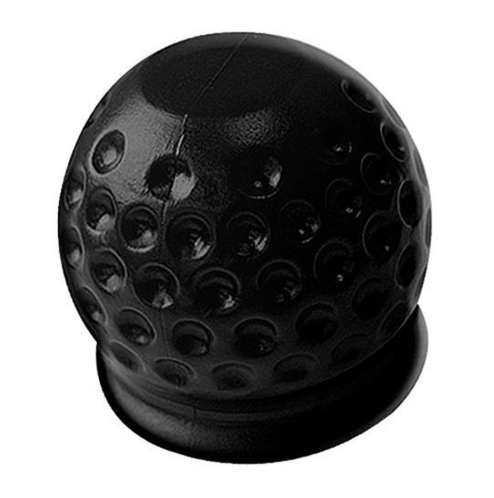 Timtina Abdeckung Anhängerkupplung Modell Golfball Abdeckkappe Soft Softball (schwarz) von Timtina