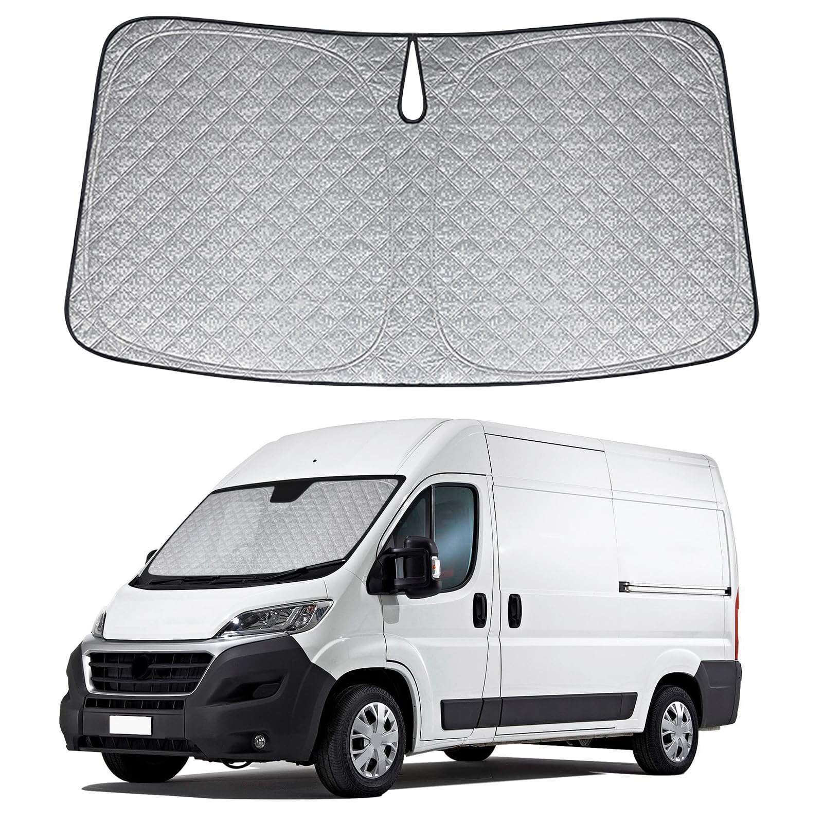 Sonnenschutz Auto Frontscheibe Ersatz für FIAT Ducato 2006-2025, Auto Windschutzscheibe Sonnenschutz Innen, Faltbar Sonnenschirm Auto UV Schutz Reflektierender Staub Schutz Sonnenschutzfolie Sonnenschutz Auto Frontscheibe Ersatz für FIAT Ducato 2006-2025, Auto Windschutzscheibe Sonnenschutz Innen, Faltbar Sonnenschirm Auto UV Schutz Reflektierender Staub Schutz Sonnenschutzfolie von tivekeo