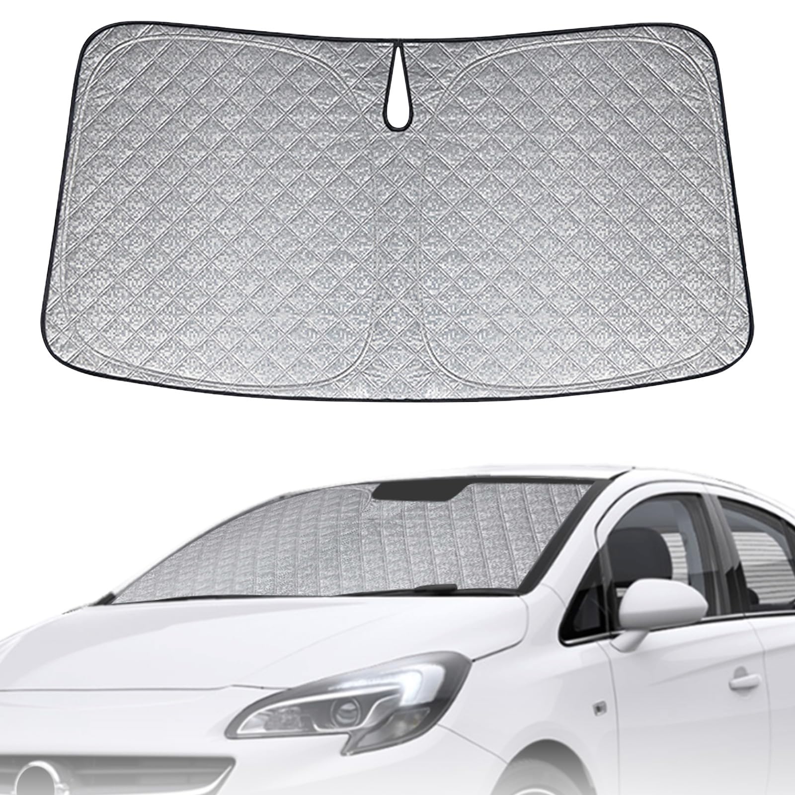 Sonnenschutz Auto Frontscheibe Ersatz für Opel Corsa E 2014-2019, Auto Windschutzscheibe Sonnenschutz Innen, Faltbar Sonnenschirm Auto UV Schutz Reflektierender Staub Schutz Sonnenschutzfolie Sonnenschutz Auto Frontscheibe Ersatz für Opel Corsa E 2014-2019, Auto Windschutzscheibe Sonnenschutz Innen, Faltbar Sonnenschirm Auto UV Schutz Reflektierender Staub Schutz Sonnenschutzfolie von tivekeo