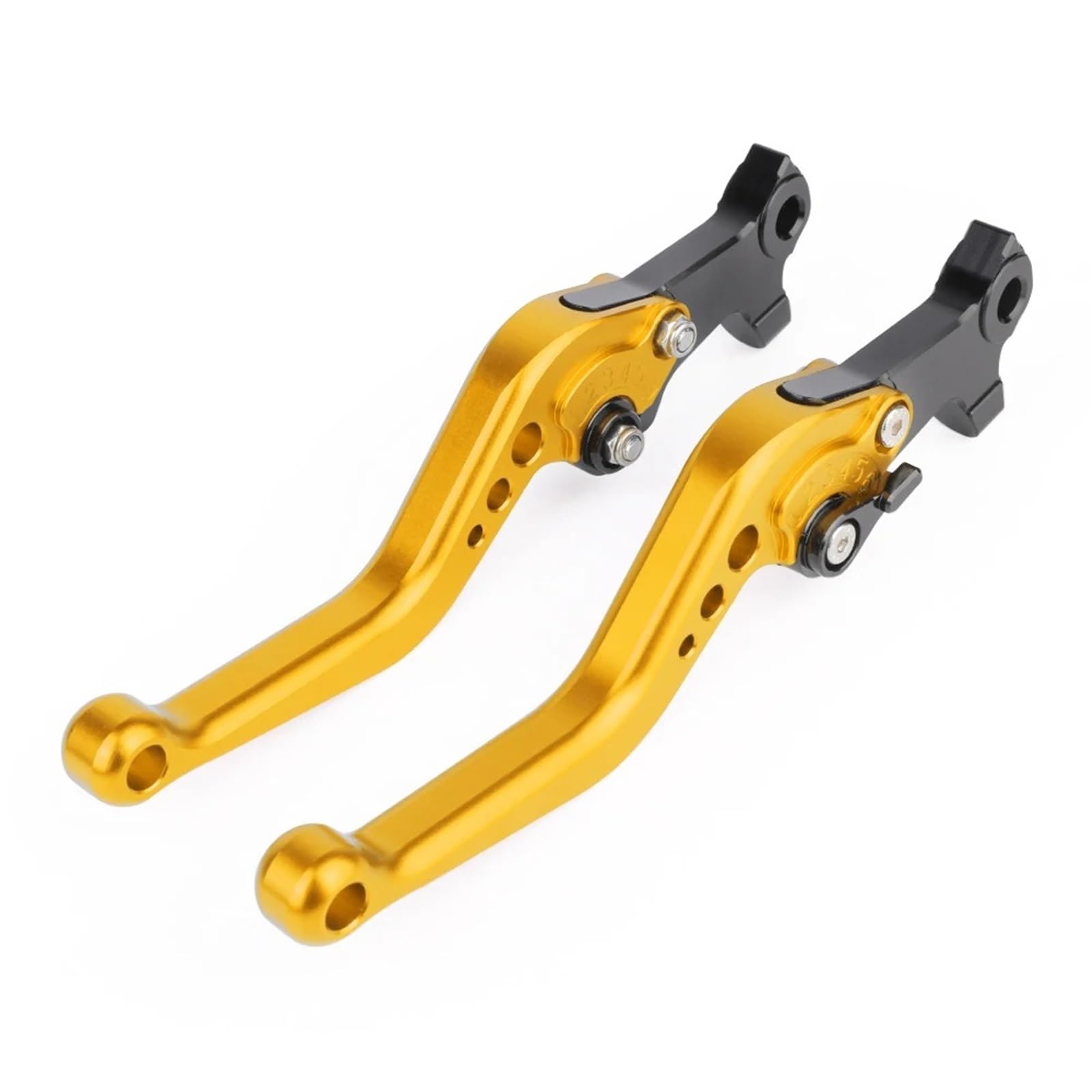 Bremse Kupplung Hebel Für Piaggio Für GILERA Für Nexus 500 Für Carnaby 125/200/250 Für Für System Links Rechts Bremshebel Motorrad Steuergriffe Spurstange Bremskupplungshebel(Gold) von tnbru