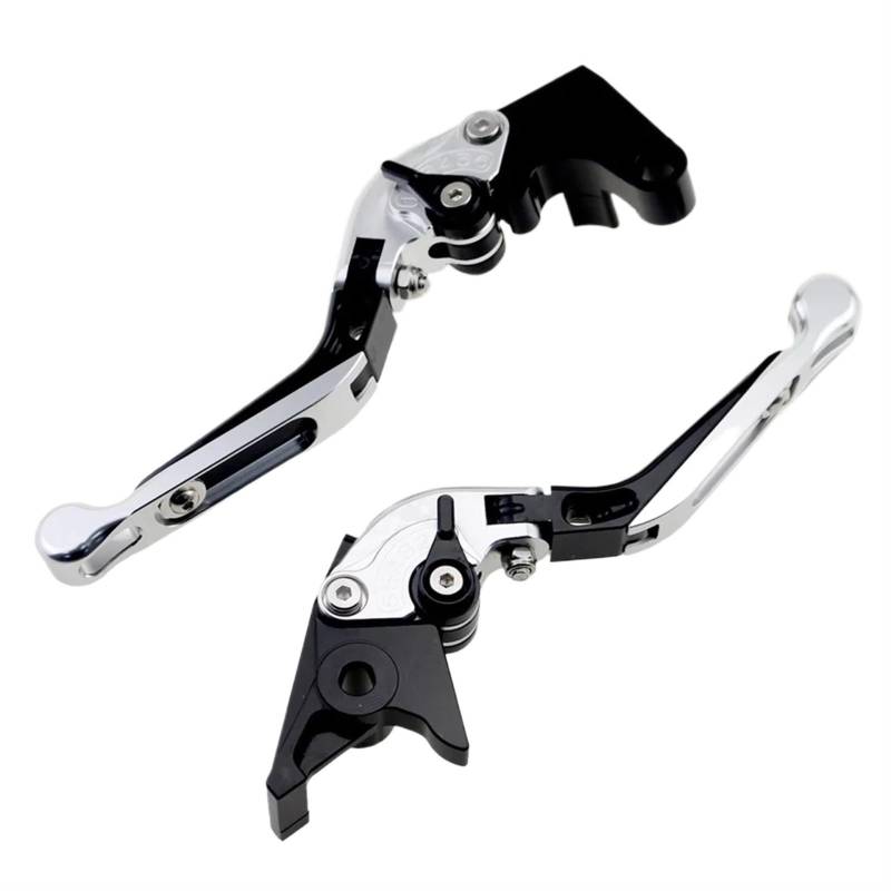 Für CBR 1100XX Für CBR1100XX 1997-2007 Motorradzubehör CNC-Aluminium-Klapp- Und Ausziehbare Bremskupplungshebel Motorrad Kupplungs Brems Hebel(Sliver) von tnbru