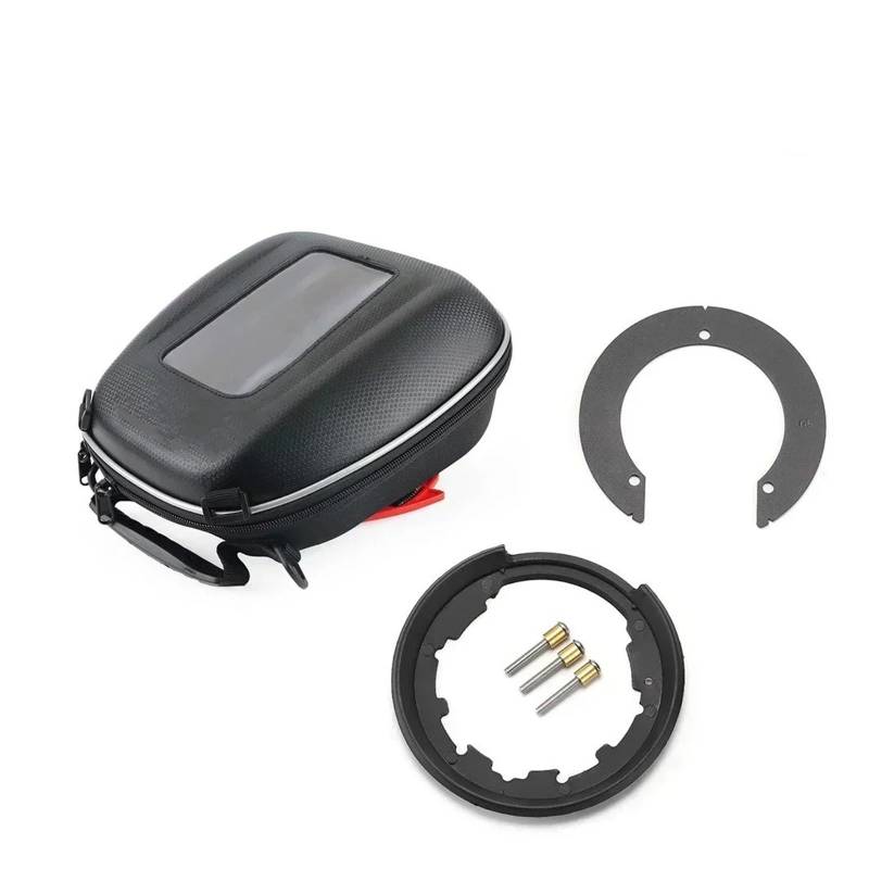 Motorradtasche Für CB500 Für CB400 Für CB650F Für CB650R Motorradgepäck-Tanktaschen Motorrad Gepäckträgertaschen(Bag and Adapter) von tnbru