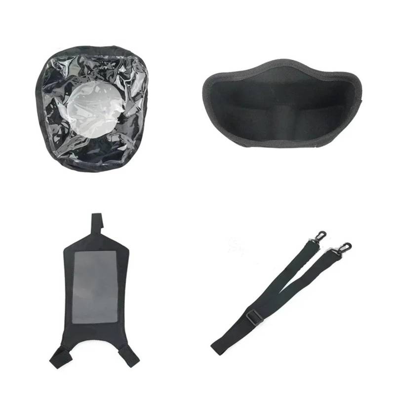 Motorradtasche Für Ducati Für Multistrada 950 1200 Für 1260S Motorrad Zubehör Tanklock Multi-Funktion Taschen Kraftstoff Tank Tasche Gepäck Motorrad Gepäckträgertaschen(Set of 4) von tnbru