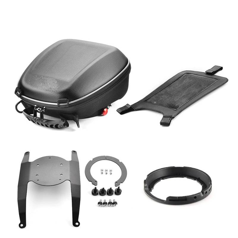 Motorradtasche Für F800GT Für F 800 GT Für 800R 2013-2019 Motorrad-Tankrucksack Gepäck Wasserdichter Rucksack Quick Lock Flansch Motorrad Gepäckträgertaschen(B-Type) von tnbru