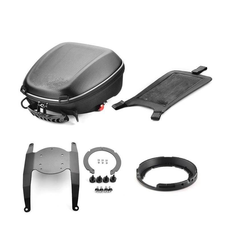 Motorradtasche Für F800GT Für F 800 GT Für 800R 2013-2019 Motorrad-Tankrucksack Gepäck Wasserdichter Rucksack Quick Lock Flansch Motorrad Gepäckträgertaschen(B-Type) von tnbru