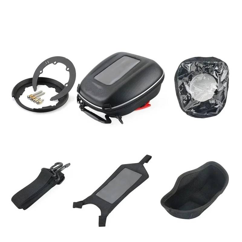 Motorradtasche Für G310 GS R 2016-2025 Für G310GS Motorrad-Tankgepäcktasche wasserdichte Reisetasche Reiterrucksack 3.8L Renntaschen Motorrad Gepäckträgertaschen(Bag All Set) von tnbru
