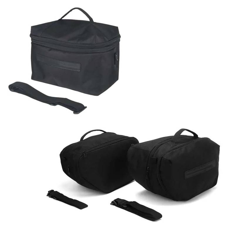 Motorradtasche Für R1300GS 2023 Touring Pannier Innentasche GS Motorrad Schwarz Erweiterbare Gepäcktaschen Motorrad Gepäckträgertaschen(Style 1) von tnbru