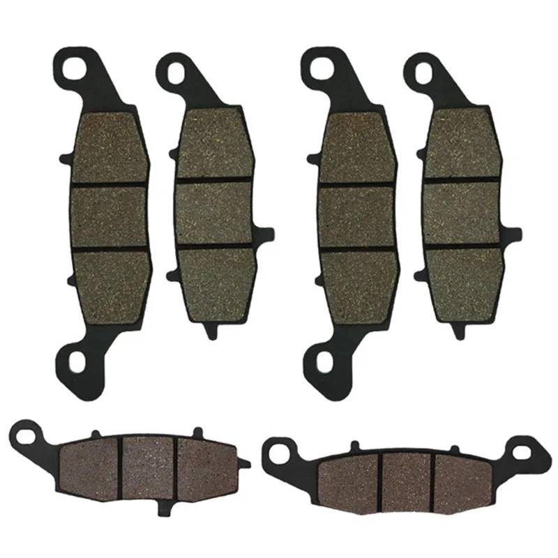 Motorräder Bremsbelage Für ZR7 ZR750F ZR 750 F 1999-2004 ZR7S ZR-7S 2001-2005 Motorrad Teile Vorne Und Hinten Bremsbelag Bremsbeläge Vorne Hinten(Front and Rear) von tnbru