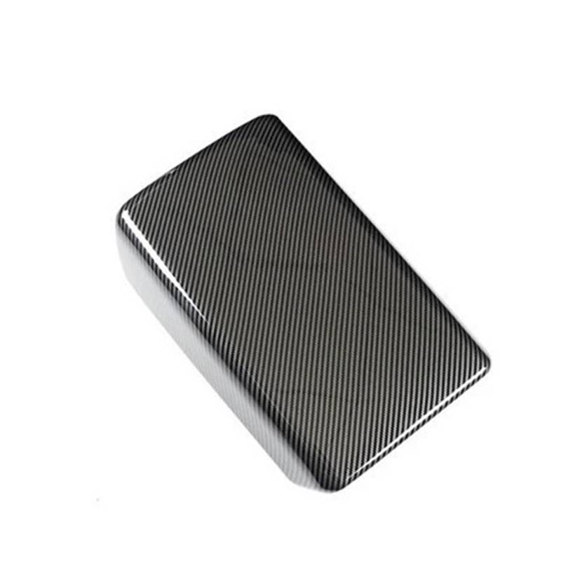 Zentrale Bedienfeld-Abdeckung Für 11th Für CIVIC 2022 Hardshell Overlay ABS Carbon Fiber Grain Innenausstattung Dashborad Lenkrad Türen Armlehne Schalthebel Trim Aufkleber Innen Zubehör(Armrest Box Co von tnbru
