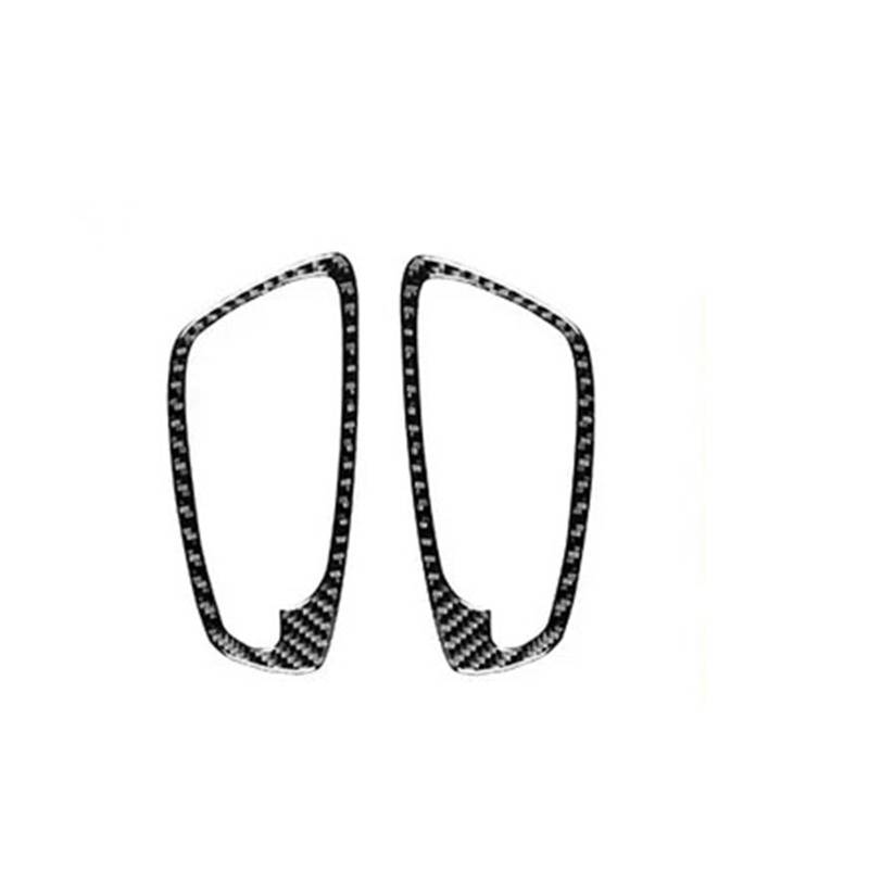 Zentrale Bedienfeld-Abdeckung Für 1er E81 E82 E87 E88 2008-2013 Vollständige Teile Innendekoration Aufkleber Zubehör Auto Carbon Fiber Protector Patch Trim Aufkleber Innen Zubehör(Handle) von tnbru