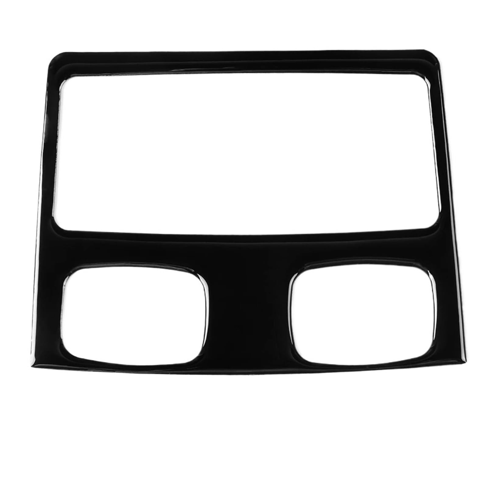Zentrale Bedienfeld-Abdeckung Für 3er E90 E92 2005-2012 Auto Heckklappe Luftauslass Abdeckung Panel Zieraufkleber Auto Styling Innenraum Autozubehör Trim Aufkleber Innen Zubehör(A with Hole) von tnbru