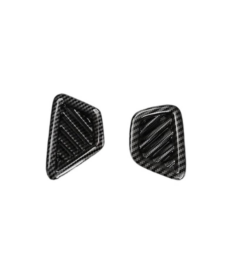 Zentrale Bedienfeld-Abdeckung Für 5 Series G30 G38 2018-2022 Carbon Fiber Center Control Panel Abdeckung Aufkleber Schutz Rahmen Trim Zubehör Auto Styling Trim Aufkleber Innen Zubehör(I Carbon fiber C von tnbru