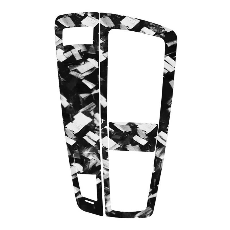 Zentrale Bedienfeld-Abdeckung Für 6 Series F12 F13 F06 2011-2018 Carbon Faser Aufkleber Schaltknauf Panel Abdeckung Set Auto Interieur Styling Zubehör Trim Aufkleber Innen Zubehör(A Forged LHD) von tnbru
